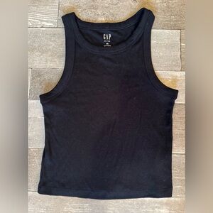 GAP Ribbed Black Tank